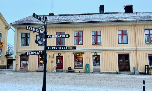 Die Stadt Nora in der Region Bergslagen in Schweden