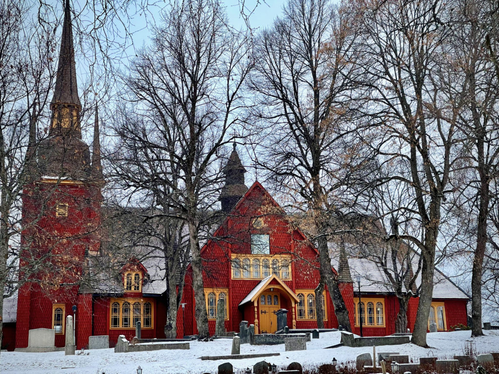 Die Ljusnaskirche ist die Kirche der schwedischen Stadt Kopparberg