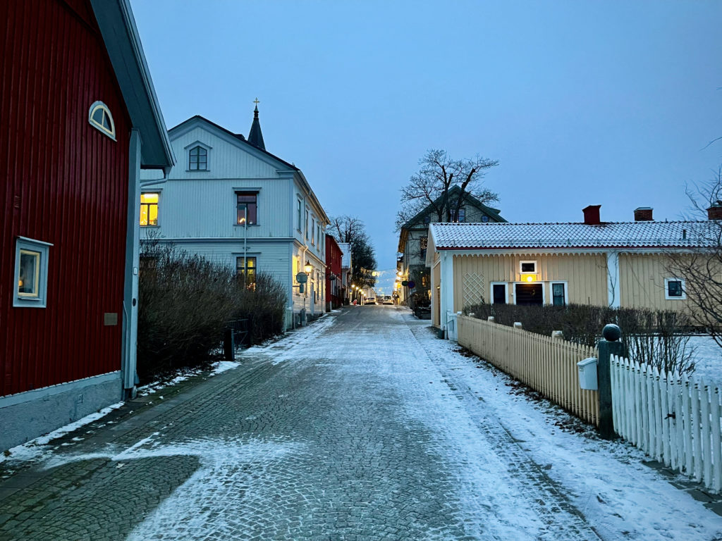 Die Stadt Nora in Schweden